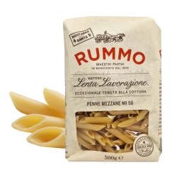 Rummo Penne Mezzane N.58 Makaron z Semoliny 500g - włoska pasta Lenta Lavorazione